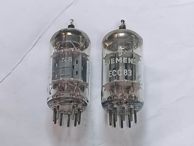 2 pieces SIEMENS ECC83 12AX7 electron tube image 1