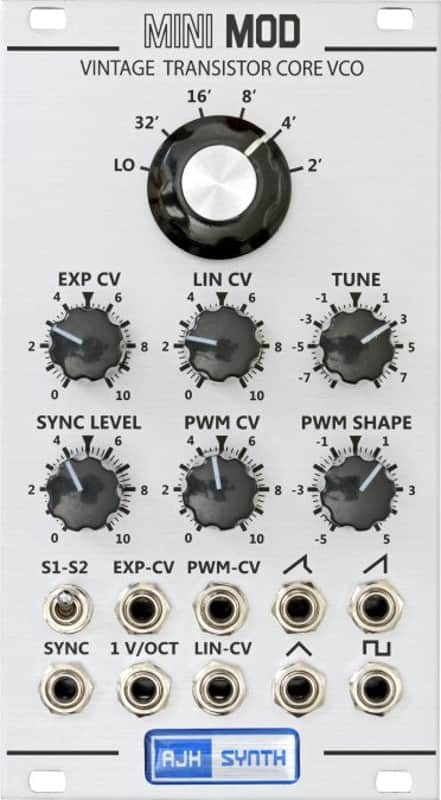 AJH SYNTH MINIMOD VCO SILVER : BRAND NEW :  [DETROIT MODULAR] image 1