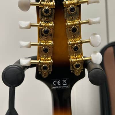 Ortega RMFE90TS F-Style Mandolin with Electronics - Tobacco Sunburst image 6