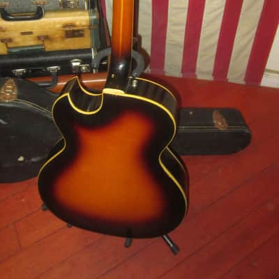 1967 Guild CE-100 Hollowbody Electric Sunburst w/ Original Case image 5