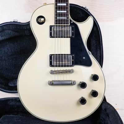 Orville by Gibson LPC Les Paul Custom 1988 Alpine White Lacquer Finish Tim Shaw USA Pickups Japan w/ Hard Case image 1