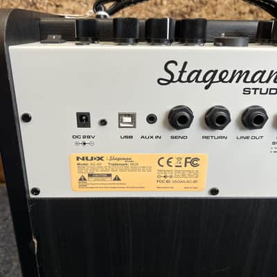 NUX Stageman II Studio AC-60 60-watt 1 x 6.5-inch Acoustic Guitar Combo Amp image 7