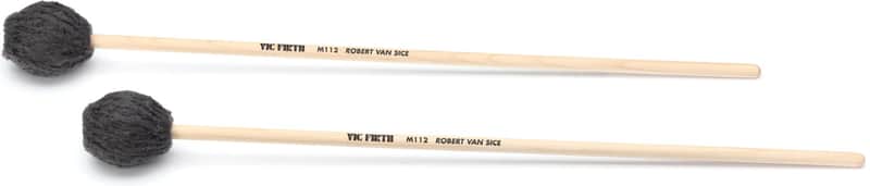 Vic Firth Robert van Sice Marimba Mallets - Soft (5-pack) Bundle image 1