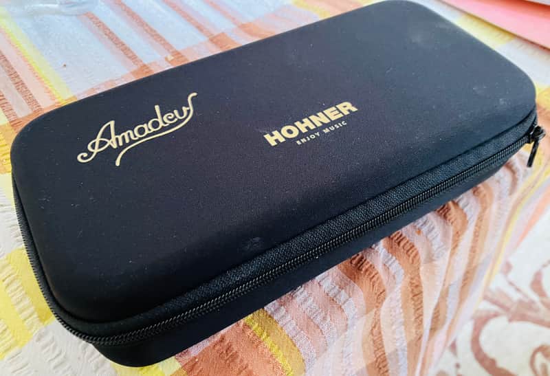 Hohner Amadeus Chromatic 2000s - Brass and chrome and gold plated mouthpiece image 1