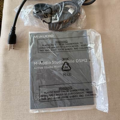M-Audio DSM2 Bi-Amplified Reference Monitors - Pair - Excellent Condition with Original Boxes 2008-2014 - Black image 5
