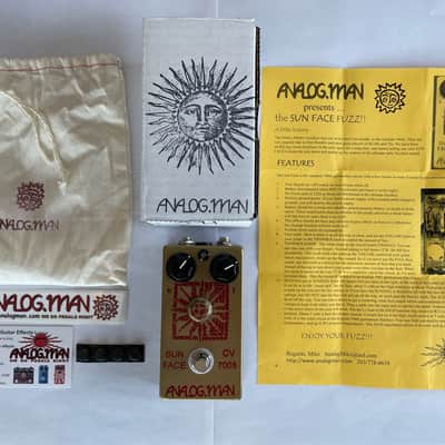 Analogman Sun Face Mullard CV7005 Germanium Fuzz with Sun Dial