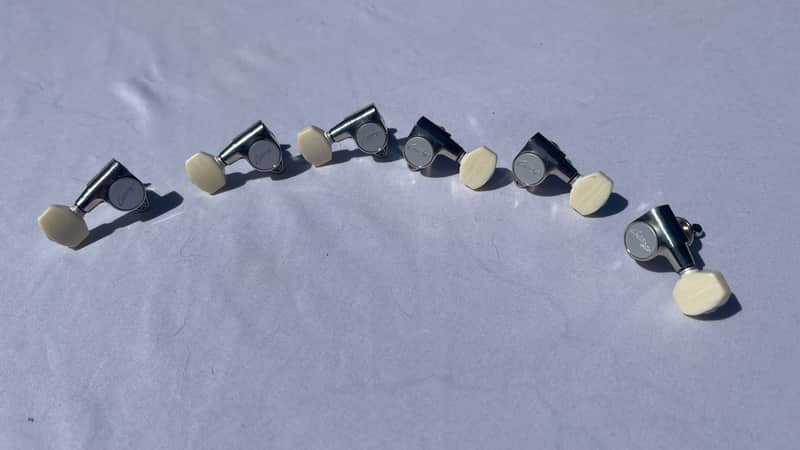 Gotoh SGV510Z-M07 3x3 Tuners 2020 - Chrome Ivoroid Collings image 1