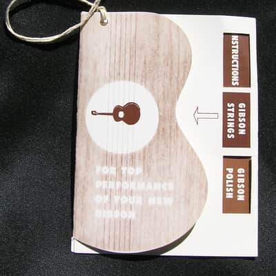 1959 Gibson Les Paul ES-335 1958 Hang tag clean original blank image 1
