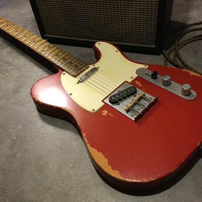 Relic Fender Telecaster (Partscaster) Electric Guitar Road Worn Red by Nate's Relic Guitars image 5