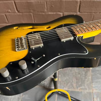 Nash T-72 TL Thinline Electric Guitar 2018 - Two Tone Sunburst image 10