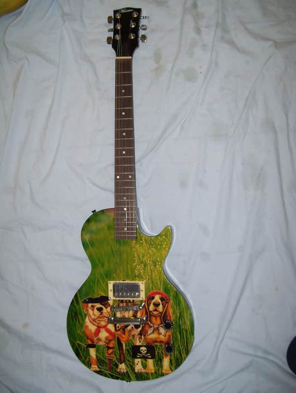 Guitar, Dogs, custom mmade image 1