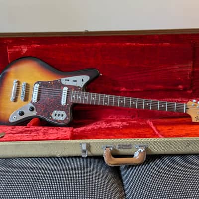 Fender Jaguar Baritone Custom 2004 - 2006 Sunburst image 1
