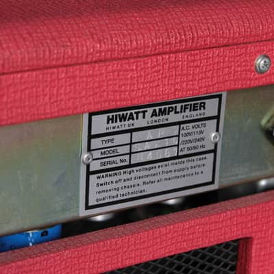Hiwatt Custom 20 sa 2006  - Red image 6