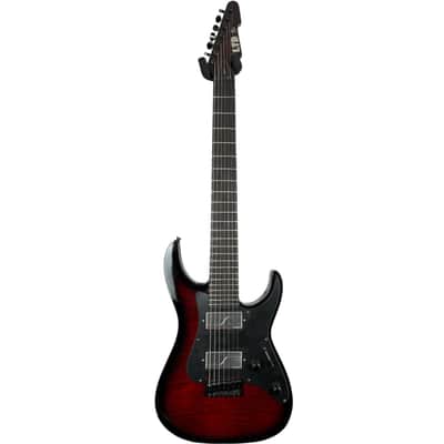ESP LTD Alex Wade Signature AW-7 2012 - Blood Red Sunburst image 3