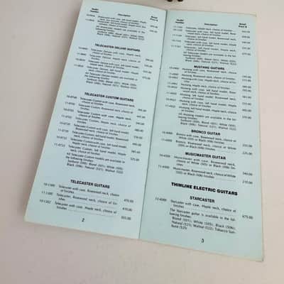 Fender Suggested Retail Price List 1977 image 5
