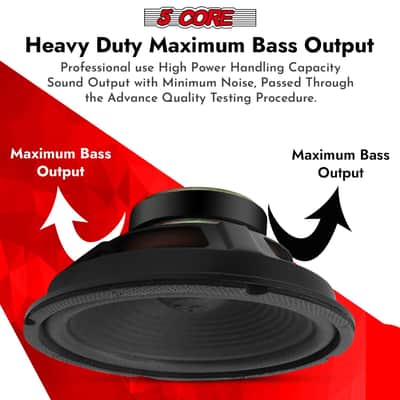 5 Core 8 Inch Car Woofer Audio 4Pcs 1000W 4Ohm Deep Bass Subwoofer Component Loud Speaker System image 11
