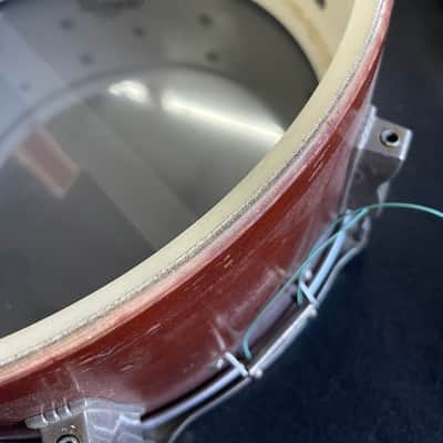 1960 Ludwig Auditorium 6.5"x15" Snare 471M - Mahogany image 19