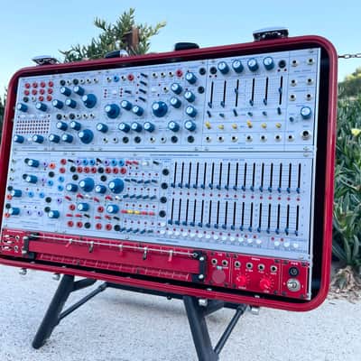 Buchla Tiptop 200t series with BPNYC ZERO Halliburton Eurorack Modular Travel Case 7U 'REDRUM" #2 image 7