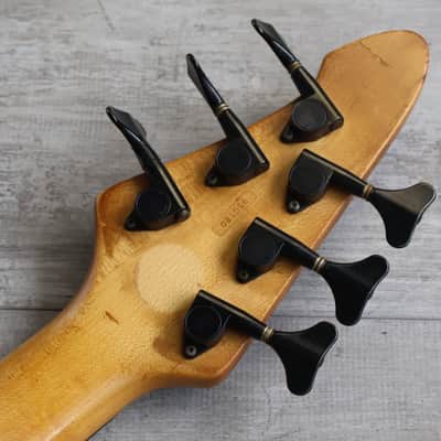 1995 Aria Pro II AVB-SB-06A Steve Bailey Signature 6-String Fretless Bass (Sunburst) image 15