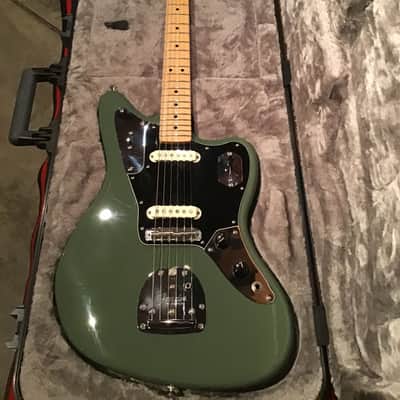 Fender American Professional Jaguar with Maple Fretboard 2017 - 2019 - Antique Olive image 1