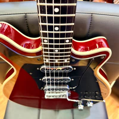 ⚡️2003⚡️ Burns London Brian May Signature Red Special~ Cherry Red Korean Made! image 14