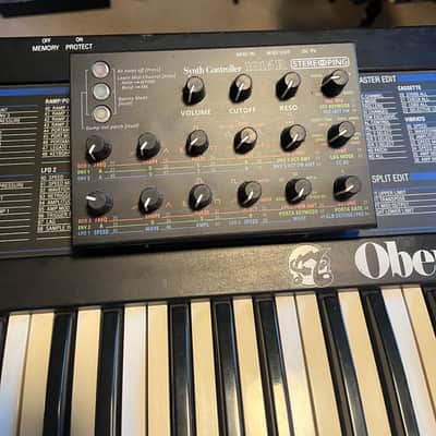 Oberheim Matrix 6 61-Key 6-Voice Synthesizer 1985 - Black - With Stereoping Controller image 2