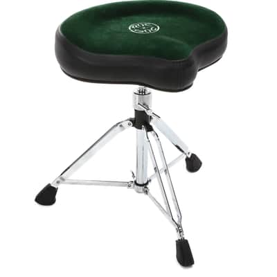Roc n Soc Drum Stool Throne With Custom Base Green image 2