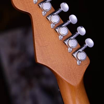 Dhatarattha HSS Strat-Style – Surf Blue Nitro Relic image 8