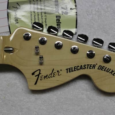 NEW Fender Classic Series 72 Deluxe Tele Neck & Tuners - Strat shape Maple image 1