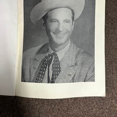 Vintage 1967 COWBOY COPAS Songs And Picture Folio image 4