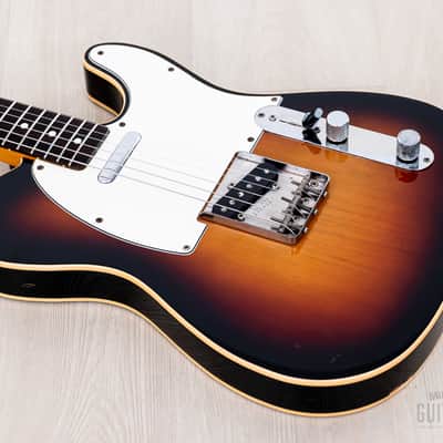 1983 Fender JV '62 Telecaster Custom TL62B-65 Sunburst w/ Case, Japan MIJ Fujigen image 10