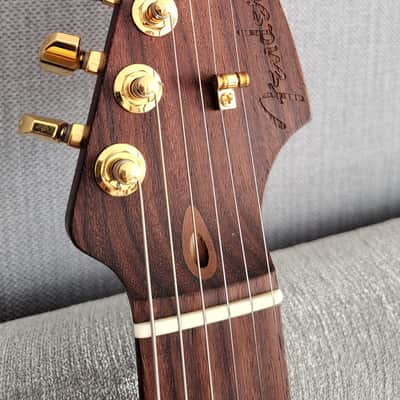Custom Squier 40th Anniversary Gold Edition Stratocaster - Ruby Red Metallic, 100% Rosewood Neck (2022) image 22