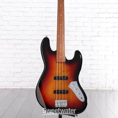 Fender Jaco Pastorius Fretless Jazz Bass - 3-color Sunburst (JBassJP3SBd1) image 1