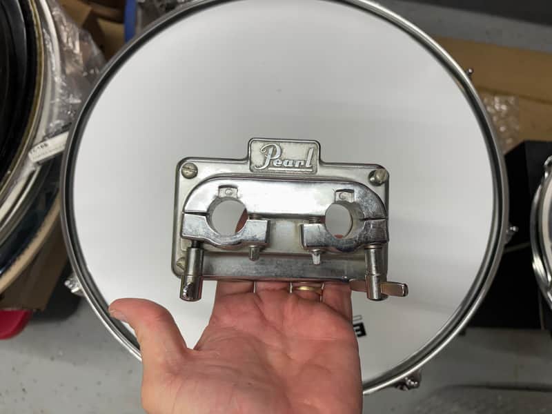 Pearl Vintage bass drum double Tom mount image 1