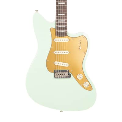 2022 Fender Parallel Universe II Strat Jazz Deluxe Ele Guitar, Transparent Faded Seafoam Green, PU20XXXX image 4