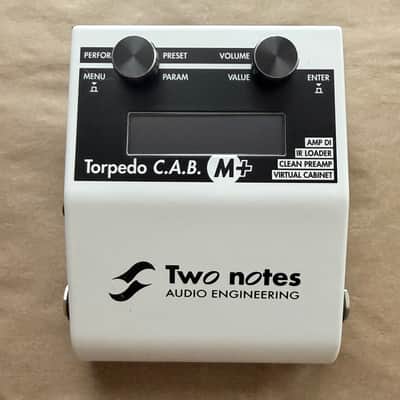 Two Notes | Torpedo C.A.B. M+ | Clean pedal platform & Speaker Simulator image 2