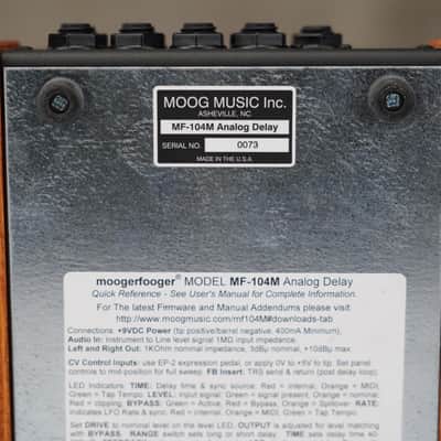 Moog Moogerfooger MF-104M Analog Delay Pedal #58683 image 11