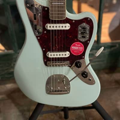 Squier Classic Vibe 70s Jaguar SS Electric Guitar in Surf Green w/ Trem Arm image 22