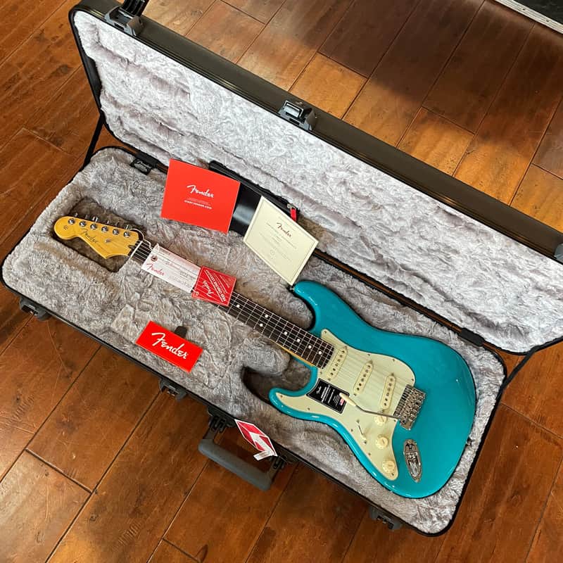 Fender American Professional II Stratocaster Left-Handed RW Miami Blue 7lbs, 11oz US210038392 image 1
