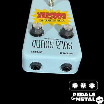 Sola Sound Treble Booster - Light Blue - X15101 image 4