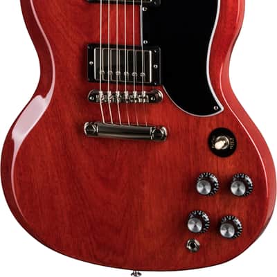Gibson SG Standard '61 Stop Bar Electric Guitar, Rosewood Fingerboard, Vintage Cherry image 2