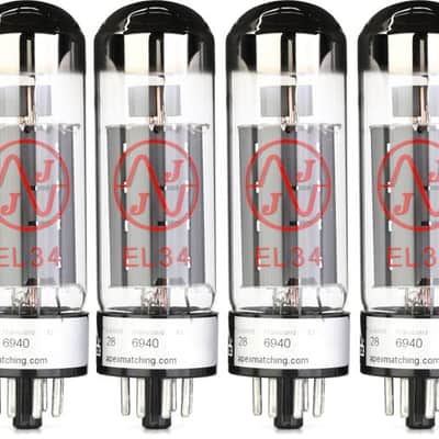 JJ EL34 Apex-matched Power Tubes - Matched Quad image 2