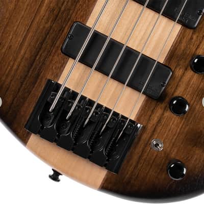 Cort C5 Plus OVMH  Artisan Series C5 Plus 5-String Bass – Antique Brown Burst image 13