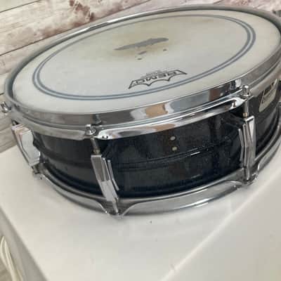 Used Ludwig LM404 Acrolite 5x14" 8-Lug Aluminum Snare Drum with Black/White Badge image 2