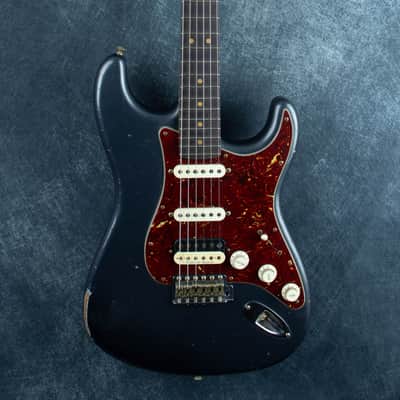 Fender Custom Shop Masterbuilt Austin Macnutt 63 HSS Strat Relic Charcoal Frost Metallic CZ552141 image 1
