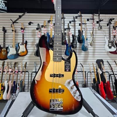 Fender American Ultra II Jazz Bass - Ultraburst, Ebony Fingerboard w/OHSC & PLEK*D #660 image 3