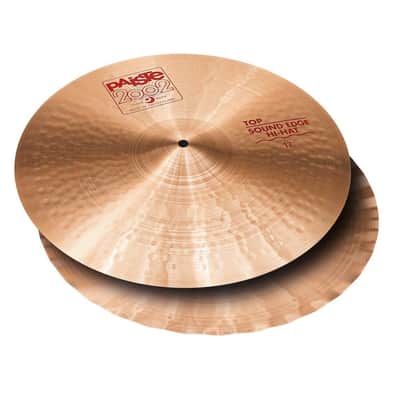 Paiste 2002 Sound Edge Hi Hat Cymbals 17" image 1