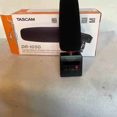 TASCAM DR-10SG Camera-Mountable DSLR Audio Recorder with Shotgun Microphone 2010s - Black image 2