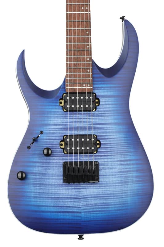 Ibanez Standard RGA42FML Left-handed - Blue Lagoon Burst Flat image 1