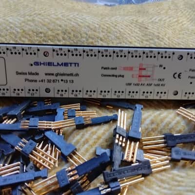 Ghielmetti Patchbay ASF 1x32 AV 3/1 SA G Blueline image 8